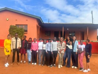 Members of One Accord Eswatini, a youth-led ministry based in Kwaluseni, Matsapha, during their outreach visit to the Logoba Care Point in Mhlaleni on 27 June 2026. Picture: One Accord Eswatini