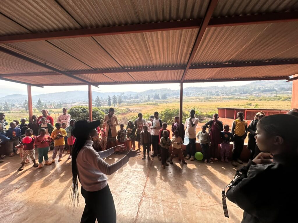 Children at the Logoba Care Point in Mhlaleni receive care and attention from One Accord Eswatini volunteers during the ministry's outreach visit on 27 June 2026. Picture: One Accord Eswatini