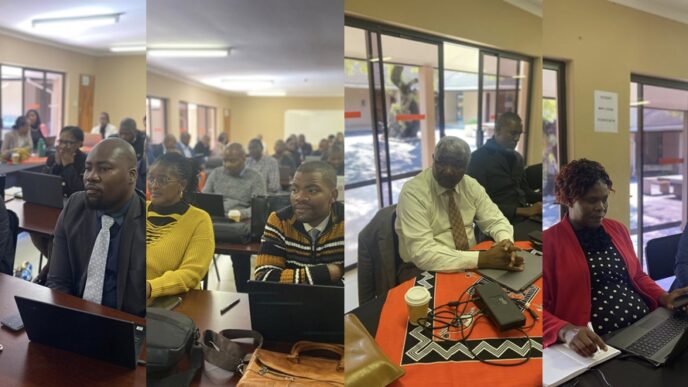 Senior and middle management officials from the Ministry of Commerce, Industry and Trade during a Performance Management System planning session held under the guidance of the Ministry of Public Service. (Photo: Ministry of Commerce, Industry and Trade)