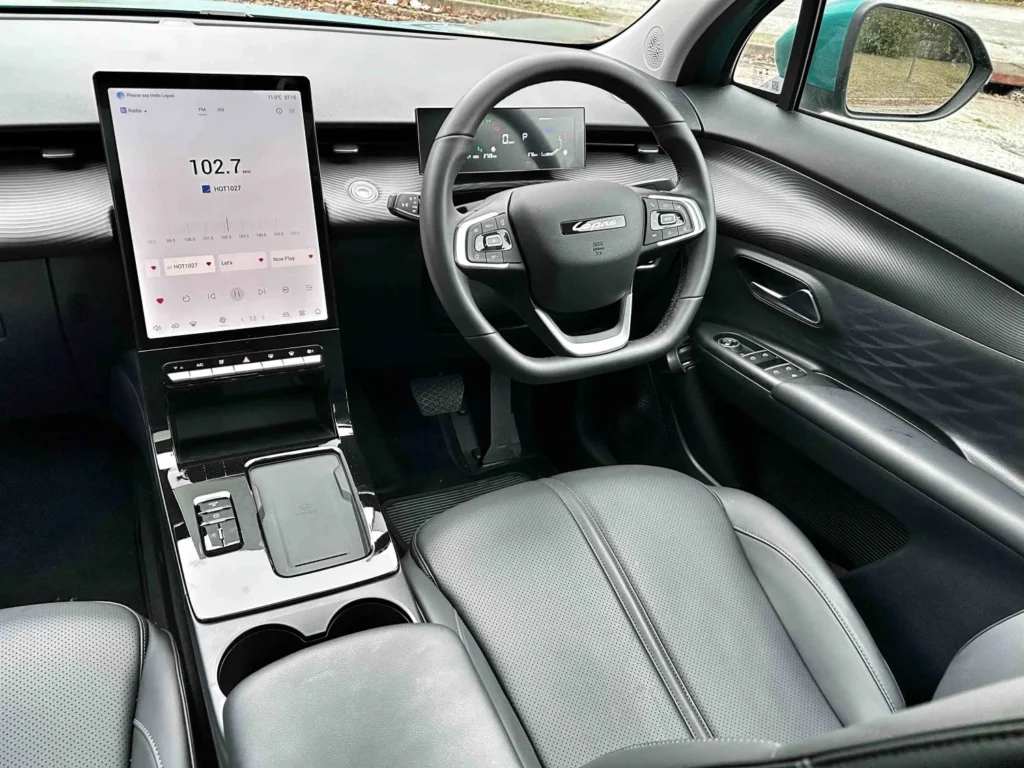 A 13.2-inch infotainment system takes centre stage. Picture: Jaco van der Merwe