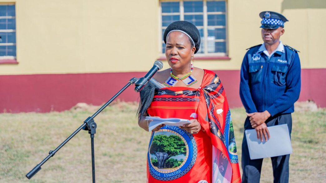 Minister of Home Affairs HRH Princess Lindiwe addresses Parliament on ongoing talks with South African authorities to transition the Lavumisa Border Post to 24-hour operations, December 3, 2025. | Photo: Eswatini Government