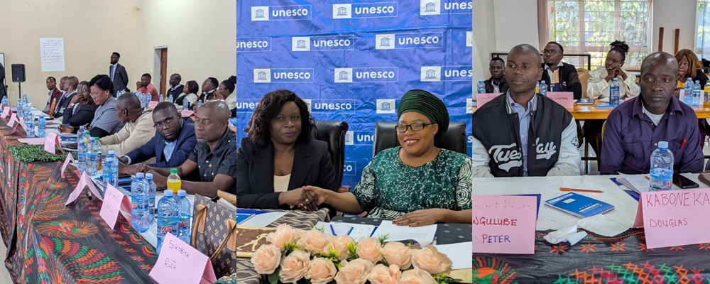 Teachers in Zambia's Chinsali District during the Connect with Respect training, where Unesco equipped 100 educators with skills to prevent and respond to gender based violence in schools. Photo by UNESCO