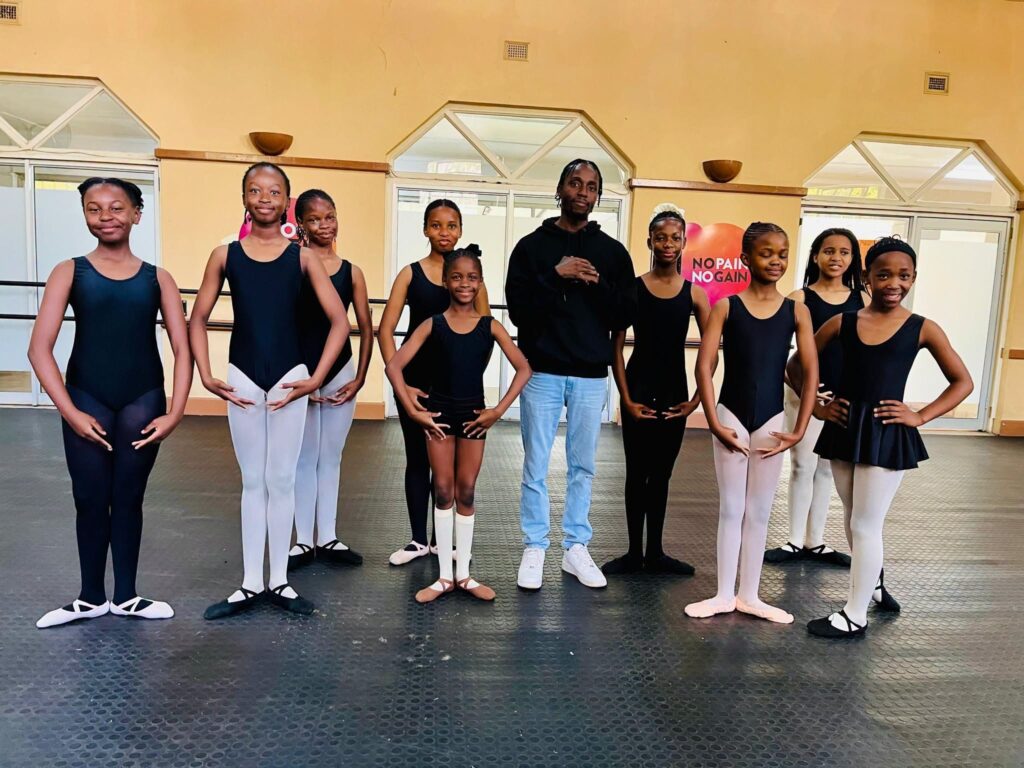 Talent 'n' Motion Academy dancers. Photo: Velile Dube's Facebook