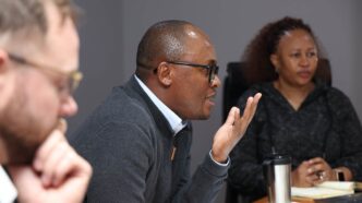 Minister Solly Malatsi engages chairpersons of DCDT portfolio entities during the Chairpersons' Forum aimed at strengthening collaboration, accountability and good governance. (Photo: DCDT)