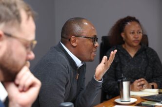 Minister Solly Malatsi engages chairpersons of DCDT portfolio entities during the Chairpersons' Forum aimed at strengthening collaboration, accountability and good governance. (Photo: DCDT)