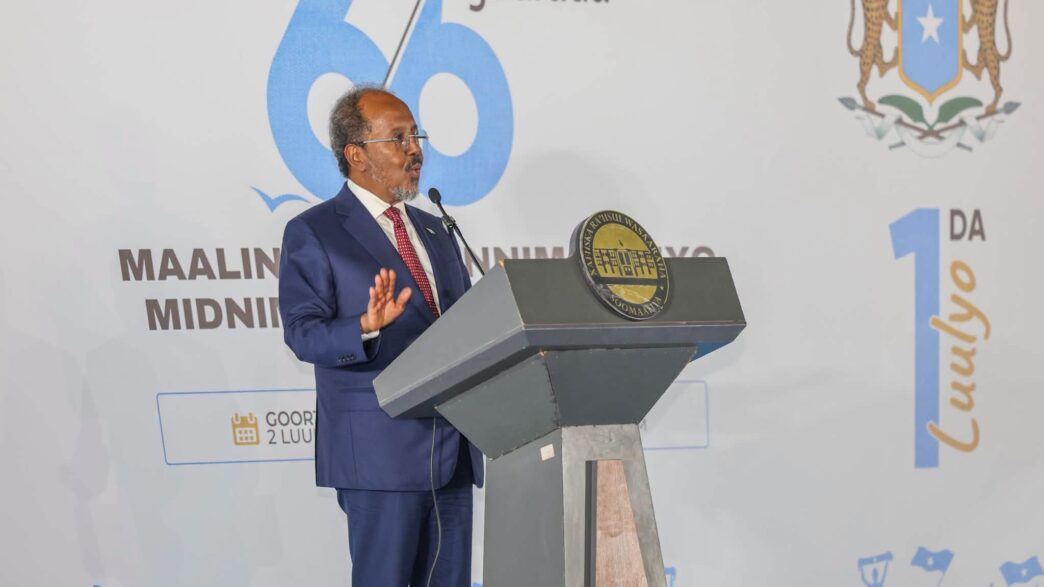 The President of the Federal Republic of Somalia, H.E. Dr. Hassan Sheikh Mohamud