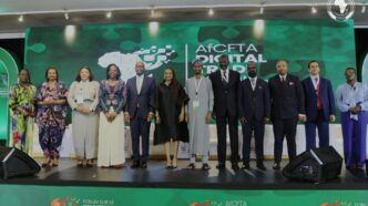 Delegates pose for a group photo at the close of the AfCFTA Digital Trade Forum 2026 in Lagos, Nigeria. (Photo: AfCFTA Secretariat)