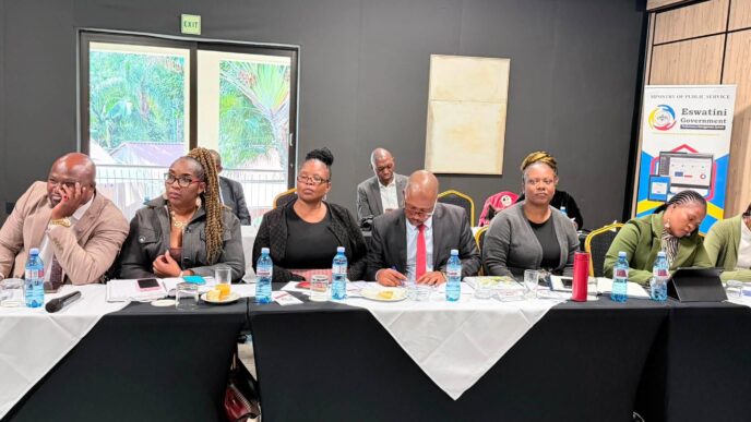 Representatives of the Joint Negotiations Forum, comprising the Government Negotiations Team and Public Sector Unions, during the engagement on the Performance Management System and Total Rewards Strategy. (Pic: Ministry of Public Service)
