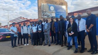 Officials from Guinea, Togo and Burkina Faso pose with staff from Malawi's Department of Immigration and Citizenship Services during a four-day study tour of the Migration Information and Data Analysis System (MIDAS) in Lilongwe. Photo credit: Department of Immigration and Citizenship Services