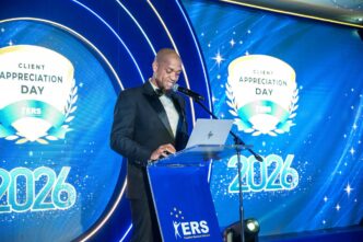 Eswatini Revenue Service Commissioner General Brightwell Nkambule addresses guests during the 4th Annual ERS Client Appreciation Day held at the Happy Valley Hotel in Ezulwini. Photo by ERS