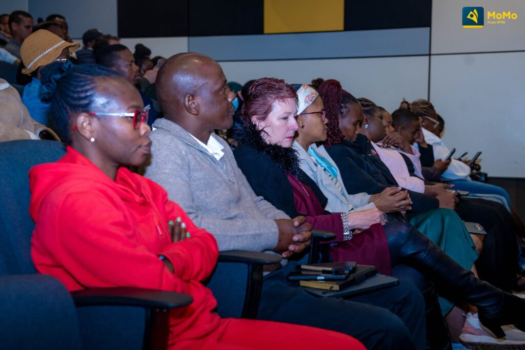Attendees follow proceedings at the MSME Growth Forum held at the MTN Headquarters Auditorium in Ezulwini.