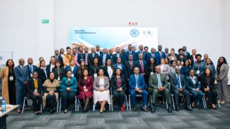 Central bank governors and banking experts from across the SADC region pictured at the CBE Complex in Ezulwini during the two-day SADC Committee for Central Bank Governors meeting, July 30, 2026.