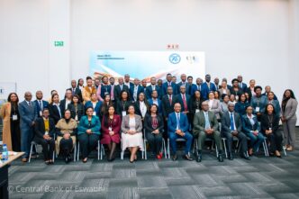 Central bank governors and banking experts from across the SADC region pictured at the CBE Complex in Ezulwini during the two-day SADC Committee for Central Bank Governors meeting, July 30, 2026.
