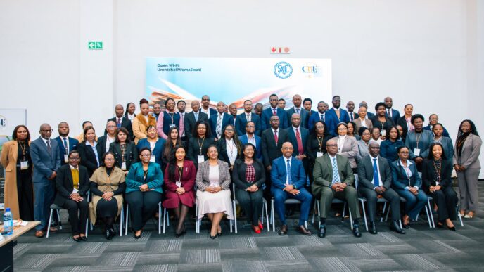 Central bank governors and banking experts from across the SADC region pictured at the CBE Complex in Ezulwini during the two-day SADC Committee for Central Bank Governors meeting, July 30, 2026.