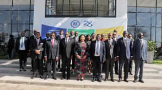 Members of the Ministerial Committee of the Organ (MCO) on Politics, Defence, and Security Cooperation of the Southern African Development Community (SADC) at their meeting. (Photo: SADC Secretariat)
