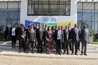 Members of the Ministerial Committee of the Organ (MCO) on Politics, Defence, and Security Cooperation of the Southern African Development Community (SADC) at their meeting. (Photo: SADC Secretariat)