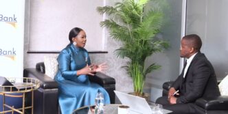 Eswatini Bank Managing Director Dr Nozizwe Mulela speaks to Times of Eswatini Business Editor Nhlanganiso Mkhonta during the Times Talk Podcast. (Pic: Screengrab, Times of Eswatini YouTube)