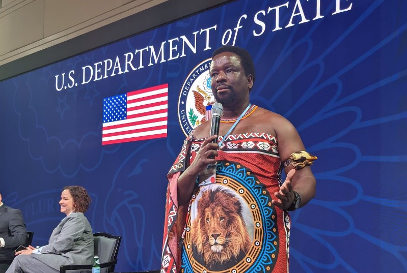 Babukisi Foundation Founder and Executive Director Thobejane Magagula in the United States, where he is participating in the International Visitor Leadership Program on Freedom 250: Cultural Heritage Preservation and Celebration. (Photo: U.S. Embassy Eswatini)