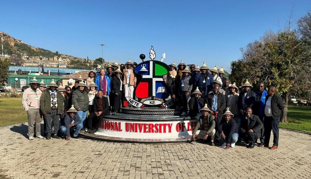 Delegates from the National University of Lesotho, the South African Qualifications Authority and partner institutions from South Africa, Namibia and Eswatini pose for a group photo during the four day UNIICo create workshop held to design a joint entrepreneurship micro credential for the SADC region.
