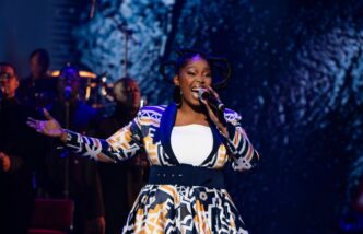 Maleh delivers a captivating performance during a live concert on 10 July 2025. Photo by Malehloka Maleh Hlalele's Facebook page