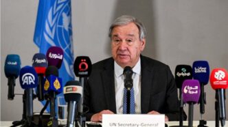 (UN) Secretary-General António Guterres.