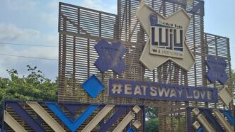 The entrance to House On Fire in Malkerns, venue of the Standard Bank Luju Food and Lifestyle Festival, which opens its doors to the public this weekend for its eighth edition.