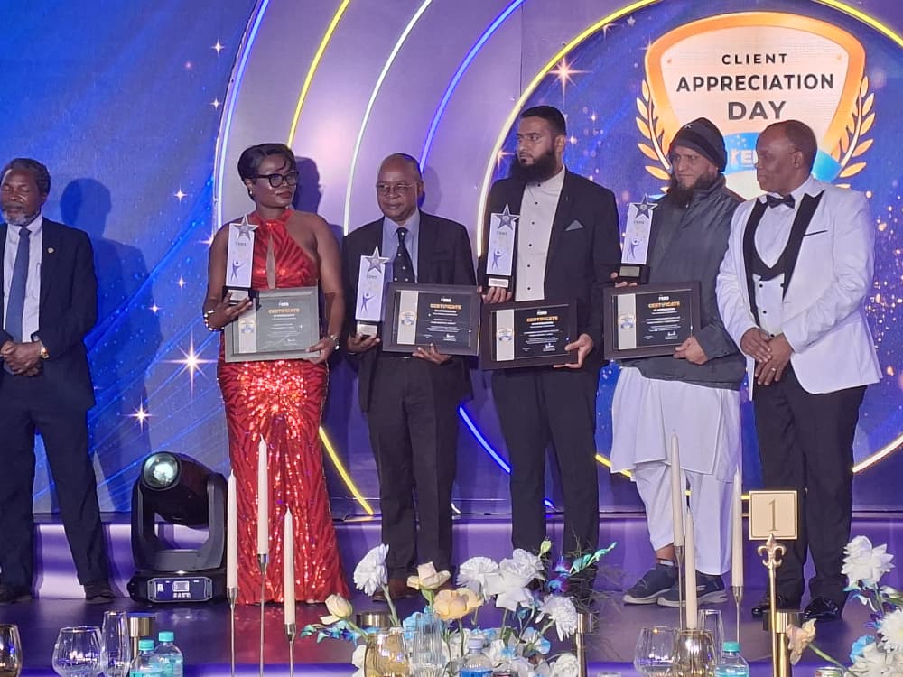 Award recipients pose with their certificates during the 4th Annual ERS Client Appreciation Day held at the Happy Valley Hotel in Ezulwini. (Photo: Adekunle Owolabi)