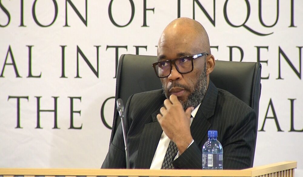 Vusimuzi 'Cat' Matlala at his appearance before the Madlanga Commission.