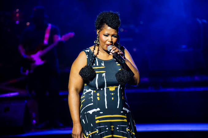 Maleh delivers a captivating performance during a live concert on 10 July 2025. Photo by Malehloka Maleh Hlalele's Facebook page