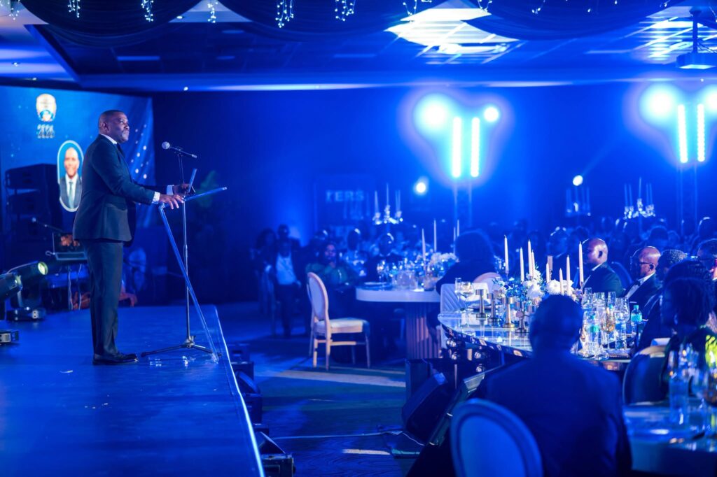 South African Revenue Service Commissioner Dr Johnstone Makhubu addresses guests during the 4th Annual ERS Client Appreciation Day held at the Happy Valley Hotel in Ezulwini. (Photo: ERS)
