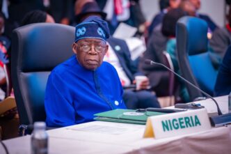 Nigerian President Bola Tinubu