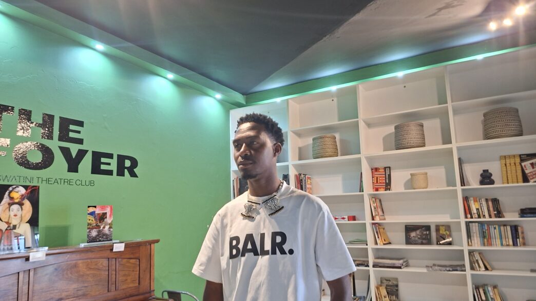 Sancheziey at the foyer of the Mbabane Theatre Club in Mbabane. Photo: Adekunle Owolabi/Swazi24.