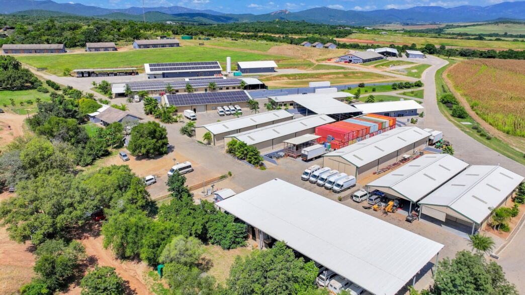 An aerial view of The Luke Commission facility.