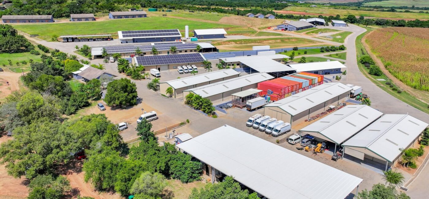 An aerial view of The Luke Commission facility.
