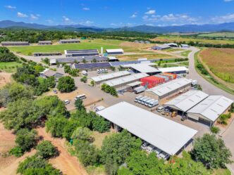 An aerial view of The Luke Commission facility.