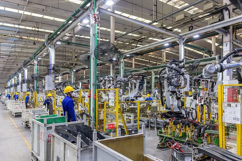 The RatingDog China General Manufacturing Purchasing Managers’ Index (PMI) decreased to 50.9 but staying above 50.0. (Photo: CGTN Global Business)