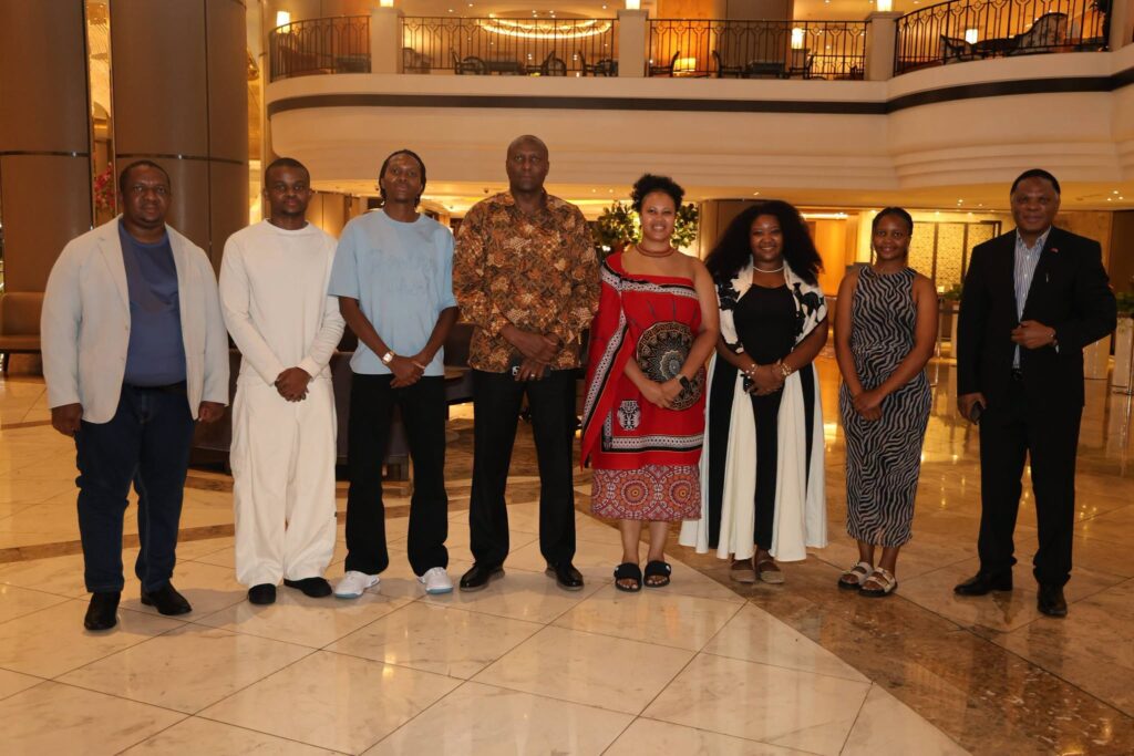 With emaSwati students in Taipei: Prime Minister Russell Mmiso Dlamini meets Eswatini students at the Grand Hyatt Taipei, urging them to stay focused and disciplined in their studies.