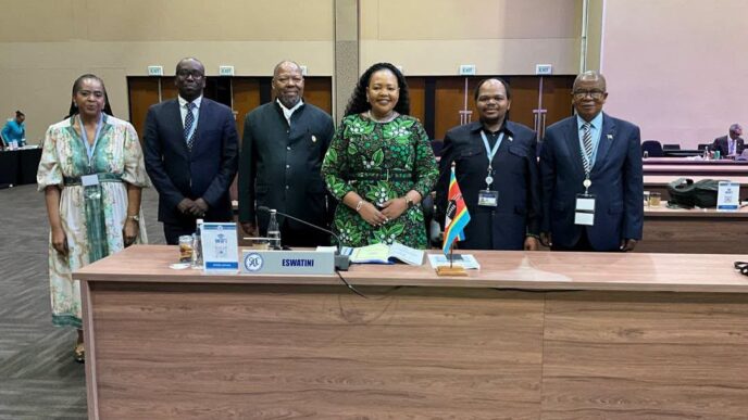 Eswatini’s delegation at the SADC Organ Troika Meeting in Durban, South Africa, was led by Minister of Foreign Affairs and International Cooperation Pholile Shakantu and included Economic Planning and Development Minister Dr Thambo Gina, Defence Principal Secretary Lizinyane Prince Sicalo, King’s Private Secretary Mbongeni Simelane, Under Secretary for Political Affairs Vuli Kunene and Acting High Commissioner to South Africa Lindiwe Mndzebele.