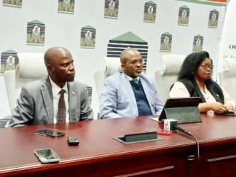 Agriculture Minister Mandla Tshawuka announces the 2026/27 grain planting season and Farm Input Support Programme during a press briefing. 📸 Photo: Eswatini Government