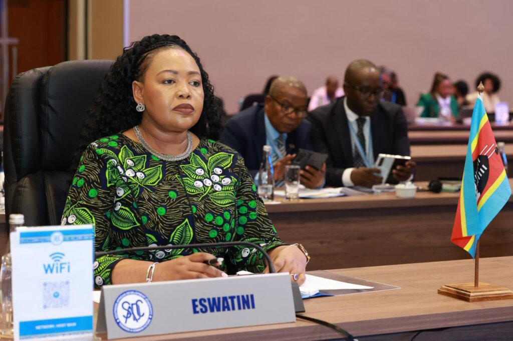 Eswatini Minister of Foreign Affairs and International Cooperation Pholile Shakantu represents His Majesty King Mswati III at the SADC Organ Troika Summit in Durban, South Africa. Photo: SADC.
