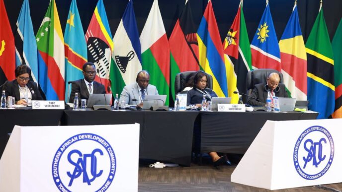 Panelists participate in the SADC Organ Troika Summit on Politics, Defence and Security Cooperation in Durban, South Africa. Photo: SADC.