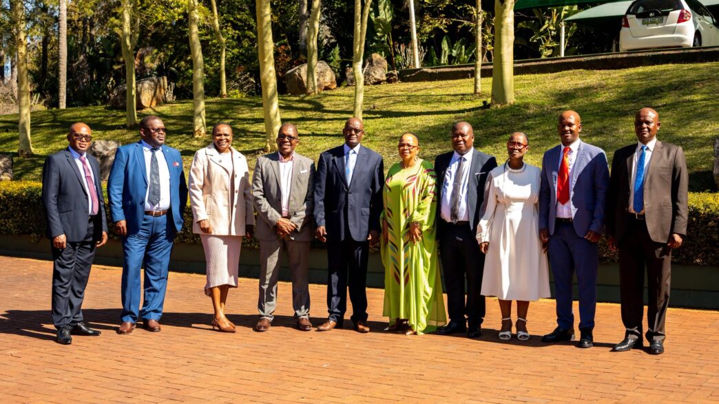 Members of His Majesty’s Correctional Services Executive Command and senior management pose for a group photograph during the four day leadership retreat at Pigg’s Peak Hotel. 📸 Photo: His Majesty’s Correctional Services