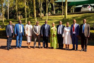 Members of His Majesty’s Correctional Services Executive Command and senior management pose for a group photograph during the four day leadership retreat at Pigg’s Peak Hotel. 📸 Photo: His Majesty’s Correctional Services