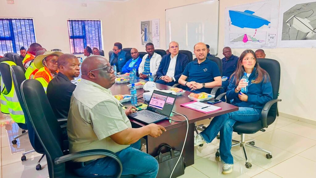 OPEC Fund for International Development President Dr Abdulhamid Alkhalifa inspects the Mkhondvo Ngwavuma Water Augmentation Project and the Lower Usuthu Smallholder Irrigation Project Phase II during his visit to Eswatini.