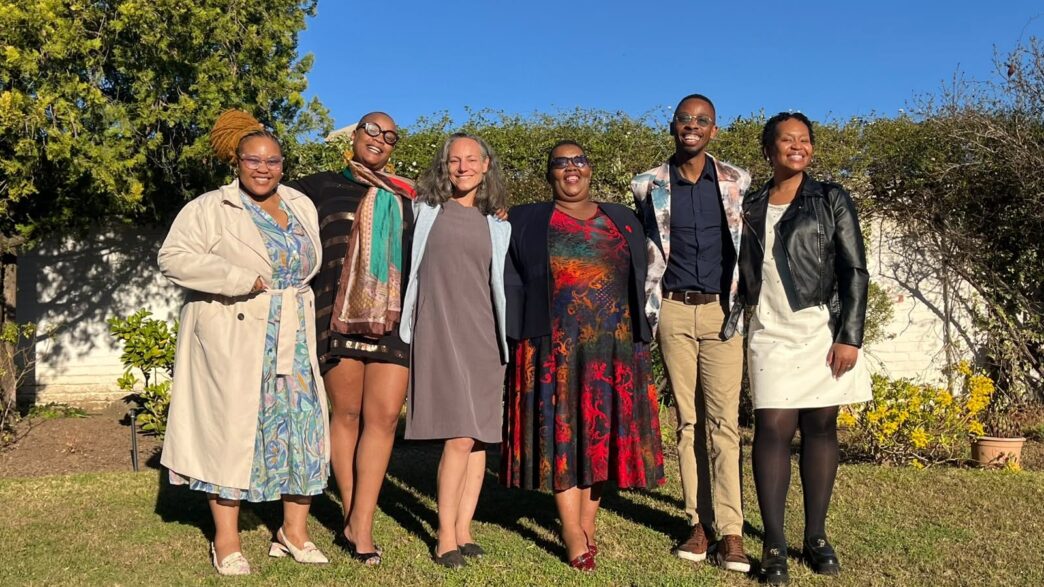 Mandela Washington Fellows and U.S. Embassy Maseru representatives pose for a group photo after their engagement. Photo: U.S. Embassy Maseru.