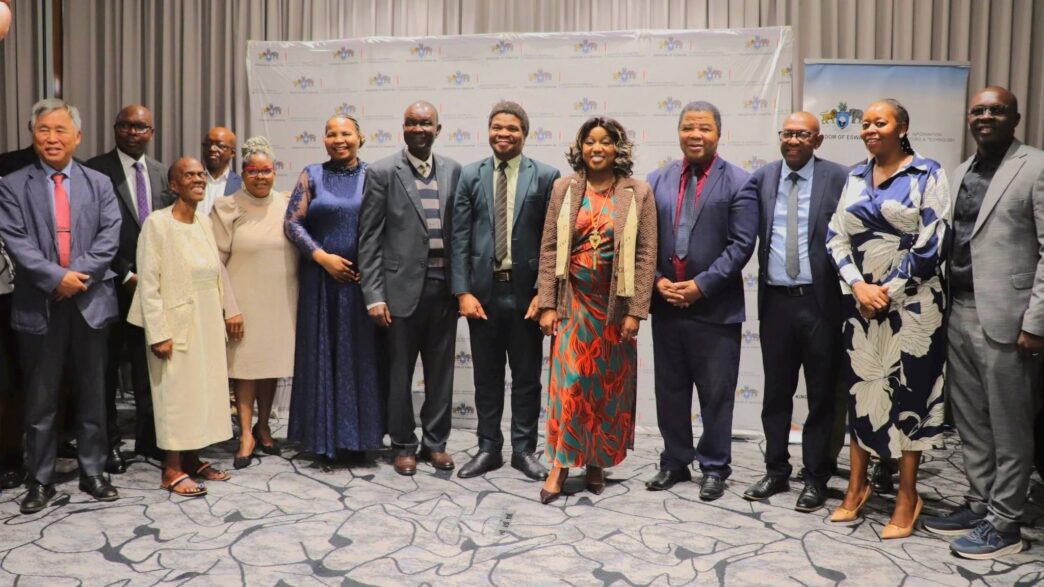 Stakeholders and experts attending the Capacity Strengthening Workshop for the operationalisation of the Eswatini National Research Council pose for a group photo in Mbabane. Photo credit: Ministry of Information, Communications and Technology