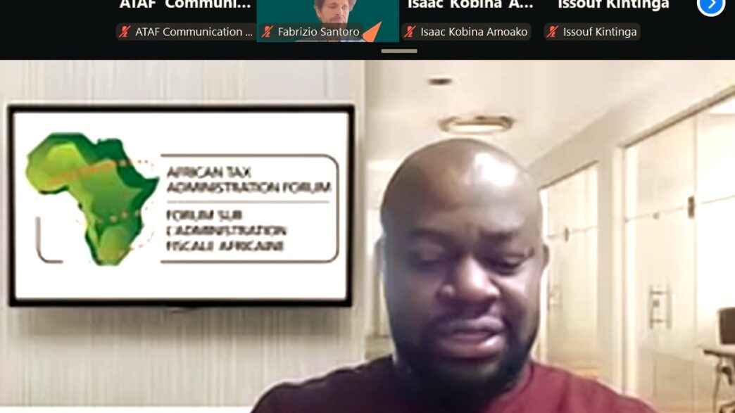 Tax practitioners and researchers from across Africa take part in a virtual discussion on the use of artificial intelligence and digital public infrastructure in tax administration. 📸 Photo: ATAF/ICTD