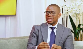 Lidwala Insurance Managing Director Dr Thokozani Nkambule speaking during his appearance on the Times of Eswatini podcast. Photo: Times of Eswatini/YouTube