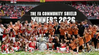 Arsenal are Community Shield winners after a big win in Cardiff. Getty Images