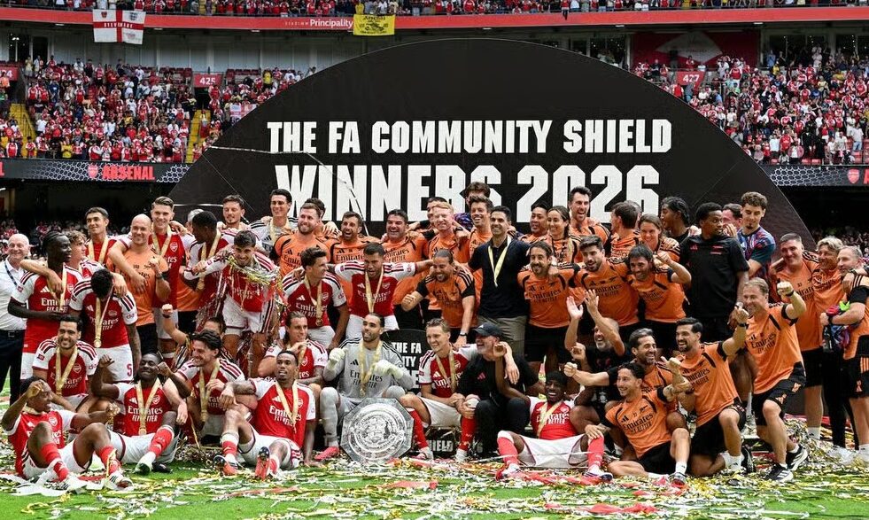 Arsenal are Community Shield winners after a big win in Cardiff. Getty Images